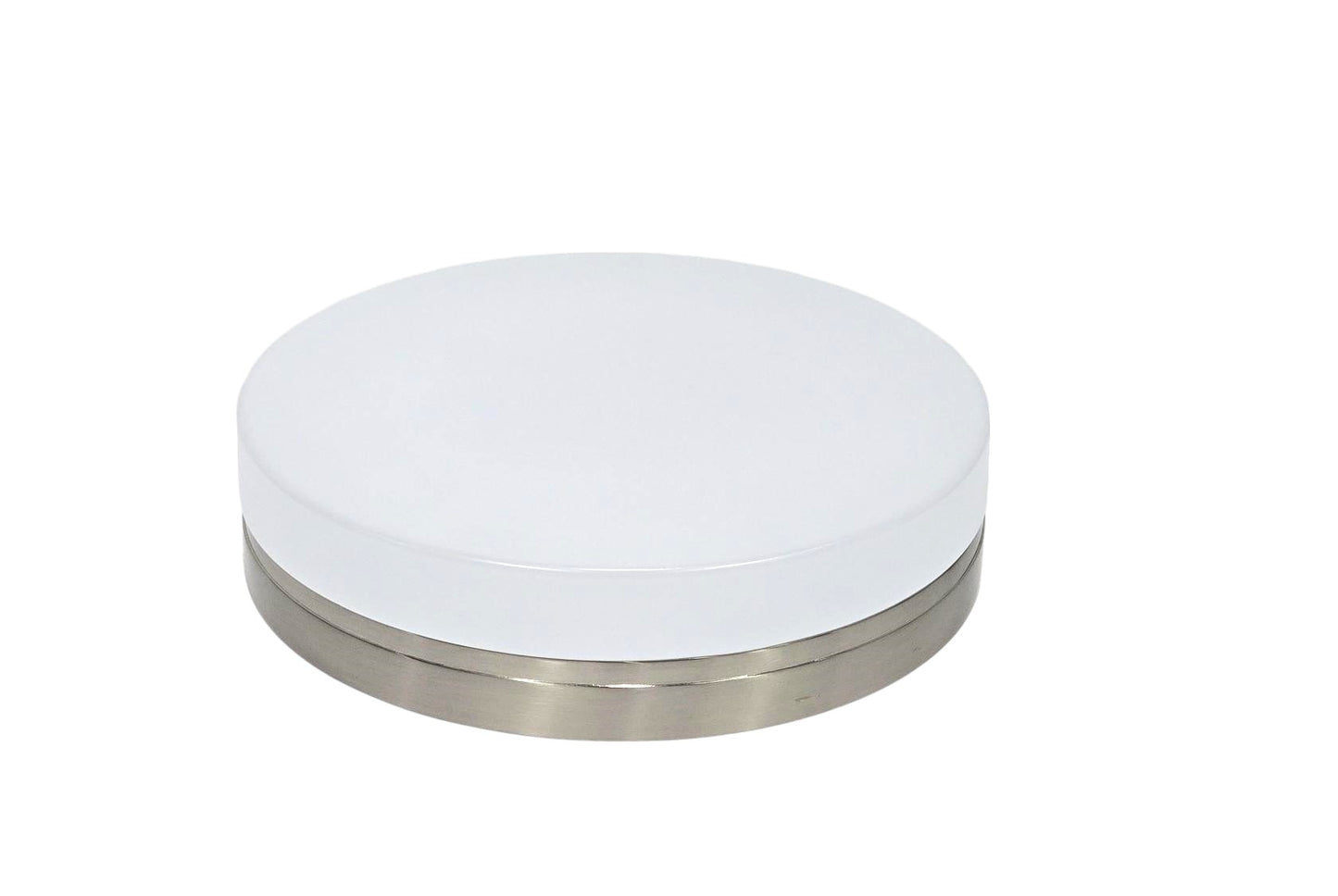 Electrix Essential 11" LED Flush Mount Acrylic Silver 1000LM 16W 3000K FMT-A20-11-10-SN