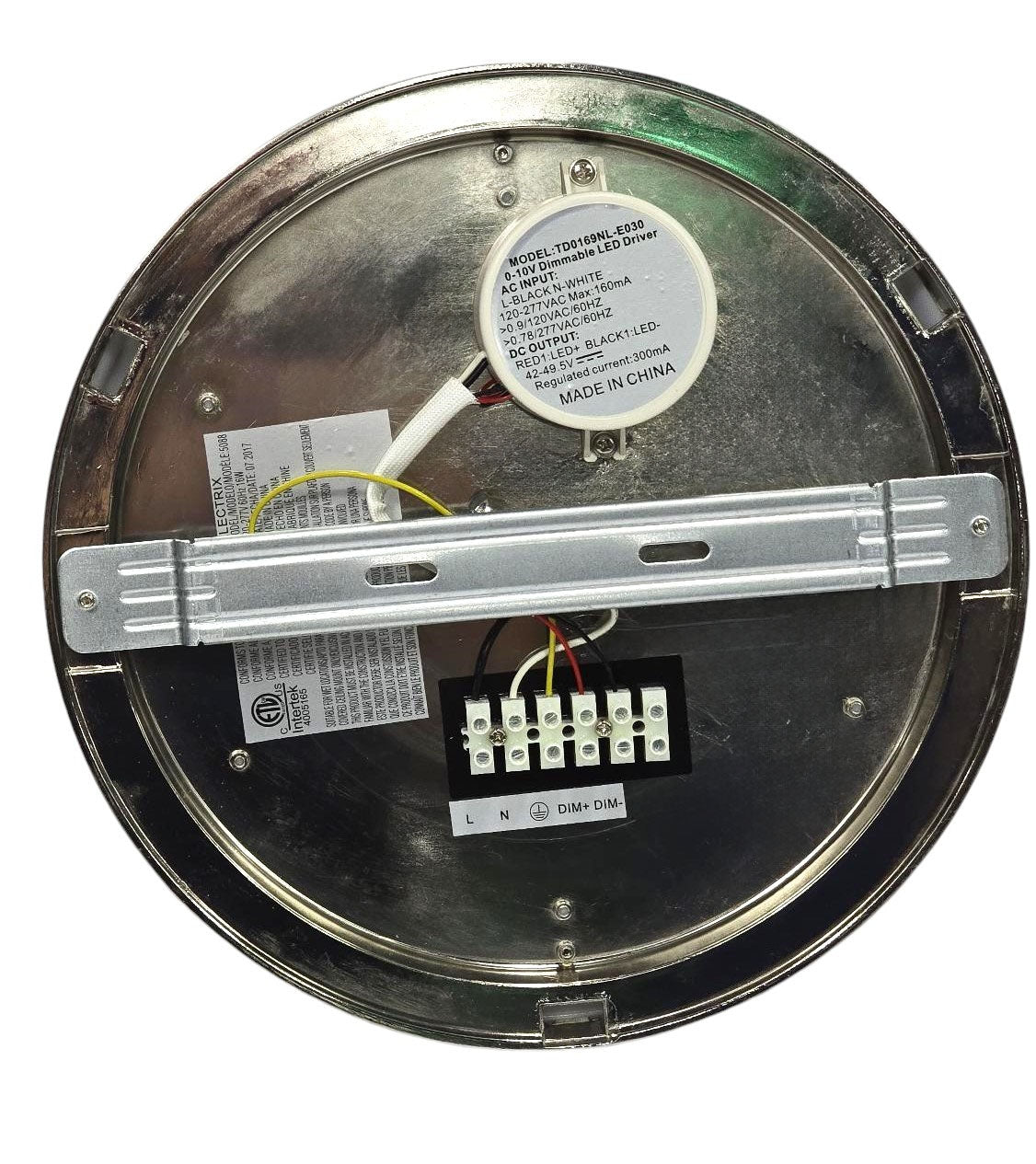 Electrix Essential 11" LED Flush Mount Acrylic Silver 1000LM 16W 3000K FMT-A20-11-10-SN