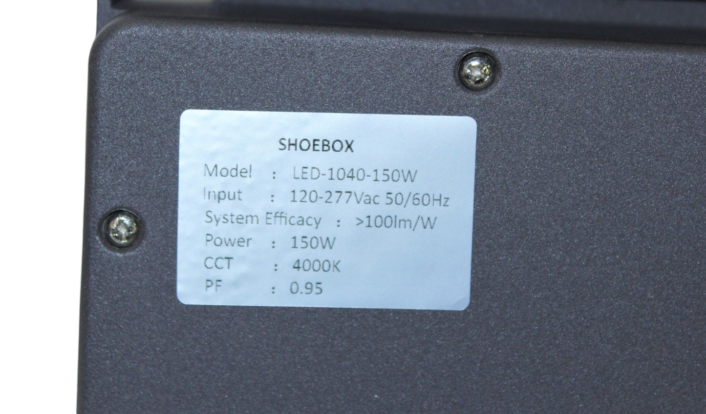 Electrix LED Shoebox Light 150w 4000k 19,500 Lumens LED-1040-150W