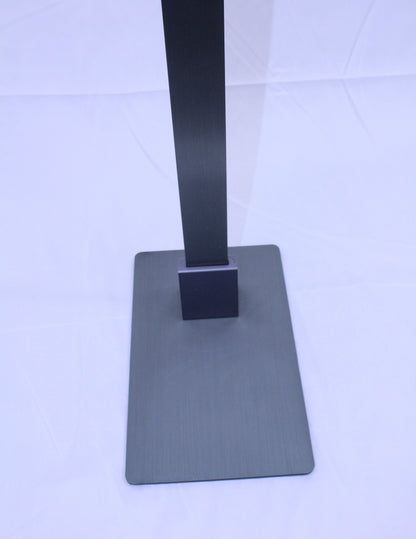 Electrix Slim Line Z Fold-able LED Floor Lamp Dark Gray Finish 900Lms 3000K Color 10C-014