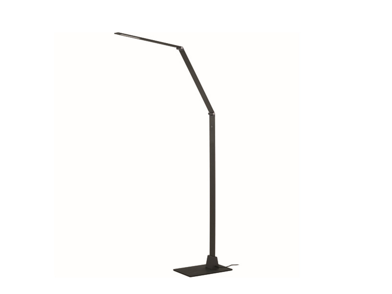 Electrix Slim Line Z Fold-able LED Floor Lamp Dark Gray Finish 900Lms 3000K Color 10C-014