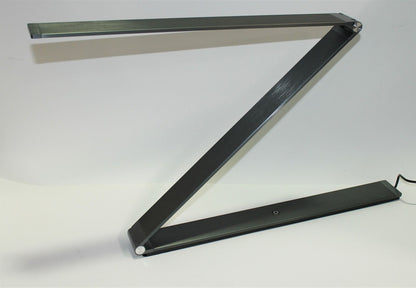 Electrix Slim Line Z Foldable Desk LED Lamp 1217 Lumens 24V 500mA, Color: Dark Grey Brushed Aluminum - 20840-000