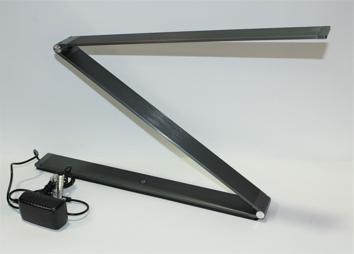 Electrix Slim Line Z Foldable Desk LED Lamp 1217 Lumens 24V 500mA, Color: Dark Grey Brushed Aluminum - 20840-000