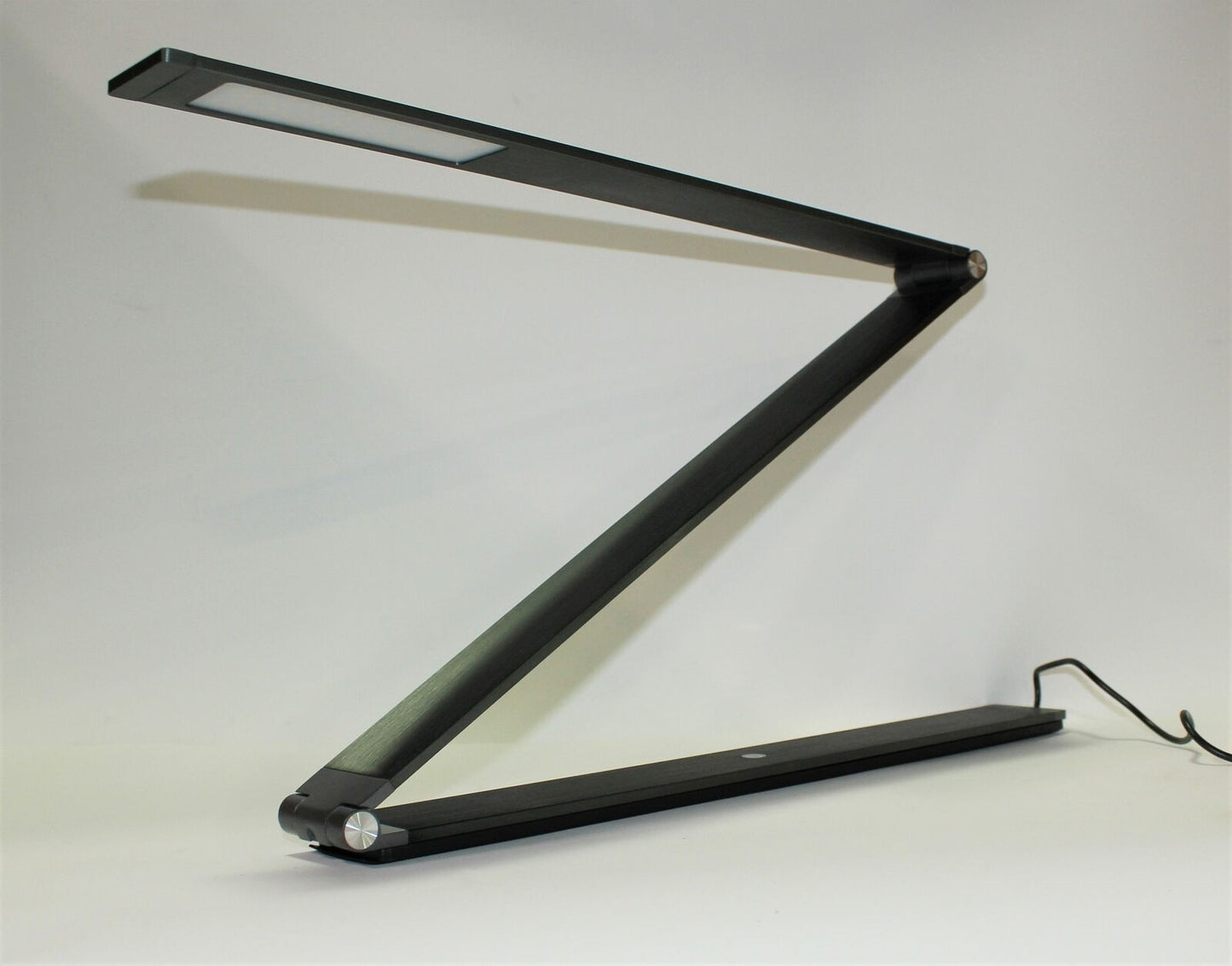 Electrix Slim Line Z Foldable Desk LED Lamp 1217 Lumens 24V 500mA, Color: Dark Grey Brushed Aluminum - 20840-000
