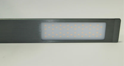 Electrix Slim Line Z Foldable Desk LED Lamp 1217 Lumens 24V 500mA, Color: Dark Grey Brushed Aluminum - 20840-000