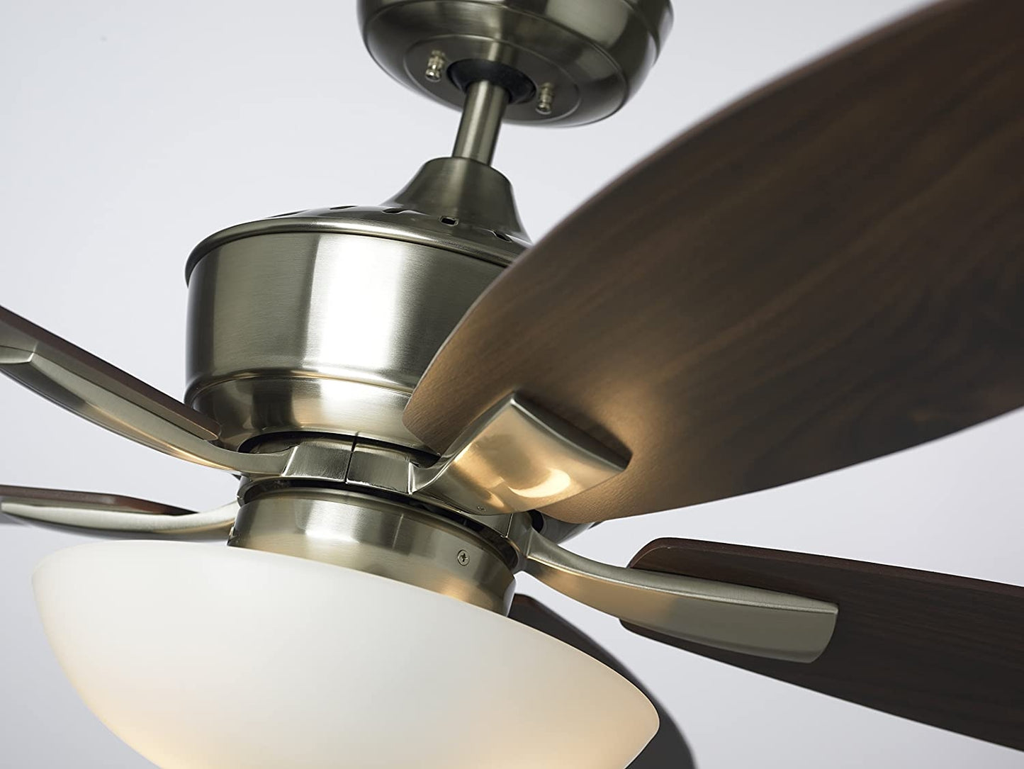 Emerson Lindell 52" Antique Pewter Ceiling Fan w/ LED Light - Charcoal / Timber Gray Blades CF825AP