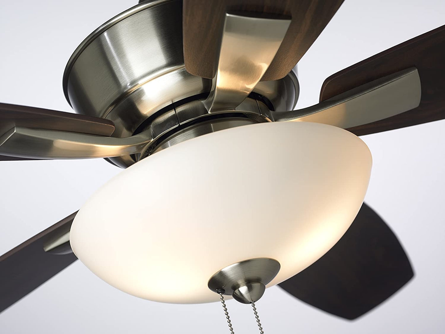 Emerson Lindell 52" Antique Pewter Ceiling Fan w/ LED Light - Charcoal / Timber Gray Blades CF825AP
