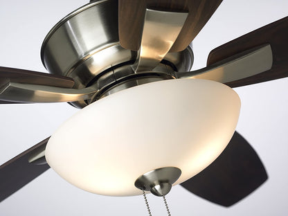 Emerson Lindell 52" Antique Pewter Ceiling Fan w/ LED Light - Charcoal / Timber Gray Blades CF825AP
