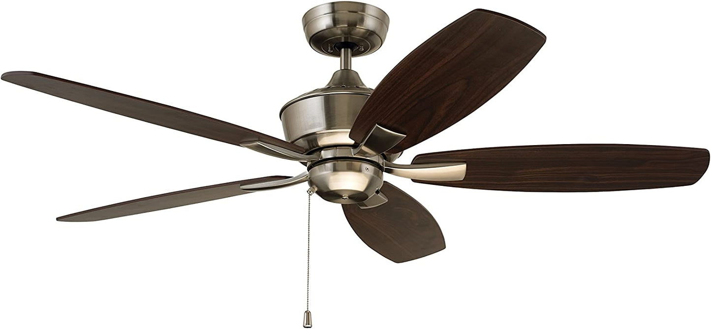 Emerson Lindell 52" Antique Pewter Ceiling Fan w/ LED Light - Charcoal / Timber Gray Blades CF825AP