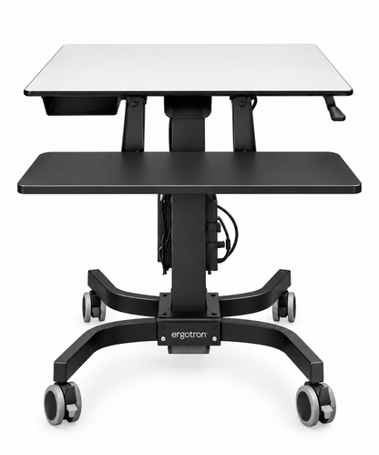Ergotron WorkFit-C Single LD Sit-Stand Workstation Black 24-215-085