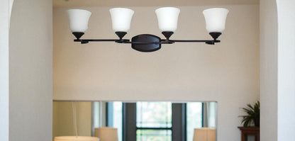 Sunset 4-Light Marston Vanity 100W Provincial Bronze F16014-64