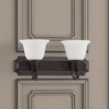 Sunset 2-Light 100W Mb Alistair Vanity Provincial Bronze - F16062-64
