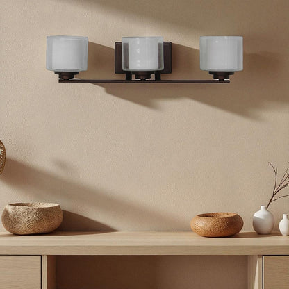 Sunset F17013-64 Three Light Abbot Vanity Wall Lamp, Provincial Bronze