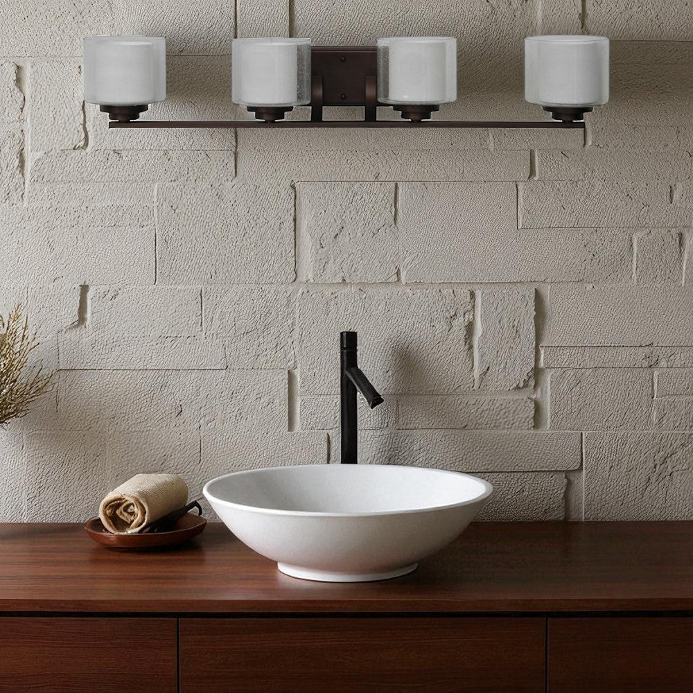 Sunset Lighting 4-Light 100W MB Sunset Vanity, Provincial Bronze F17014-64