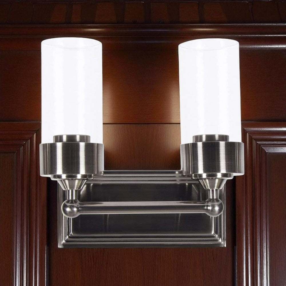 Sunset Lighting Esquire Wall Sconce, 2-Light, Antique Gunmetal - F17102-57