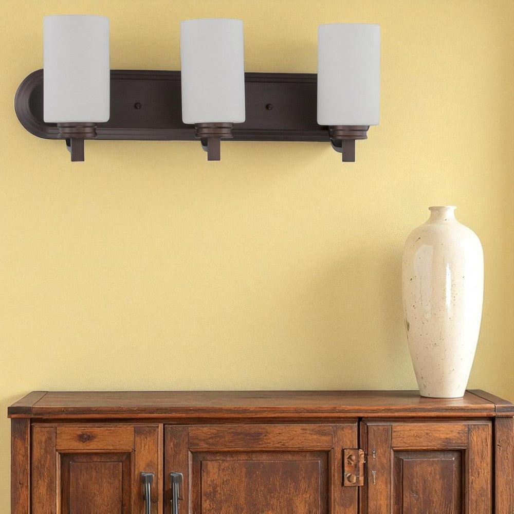 Sunset Lighting Dalton 3-Light Vanity 100W Provincial Bronze - F18013-64