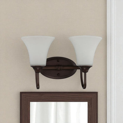 Sunset Lighting 2-Light 100W MB Darby Vanity Provincial Bronze F18042-64