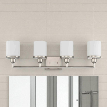 Sunset Payton 4-Light 100W MB Vanity in Bright Satin Nickel F21014-80