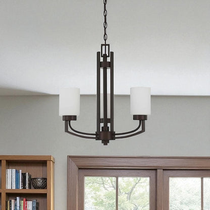 Sunset Lighting 3-Light Chandelier 100W Hadley Provincial Bronze - F22004-64