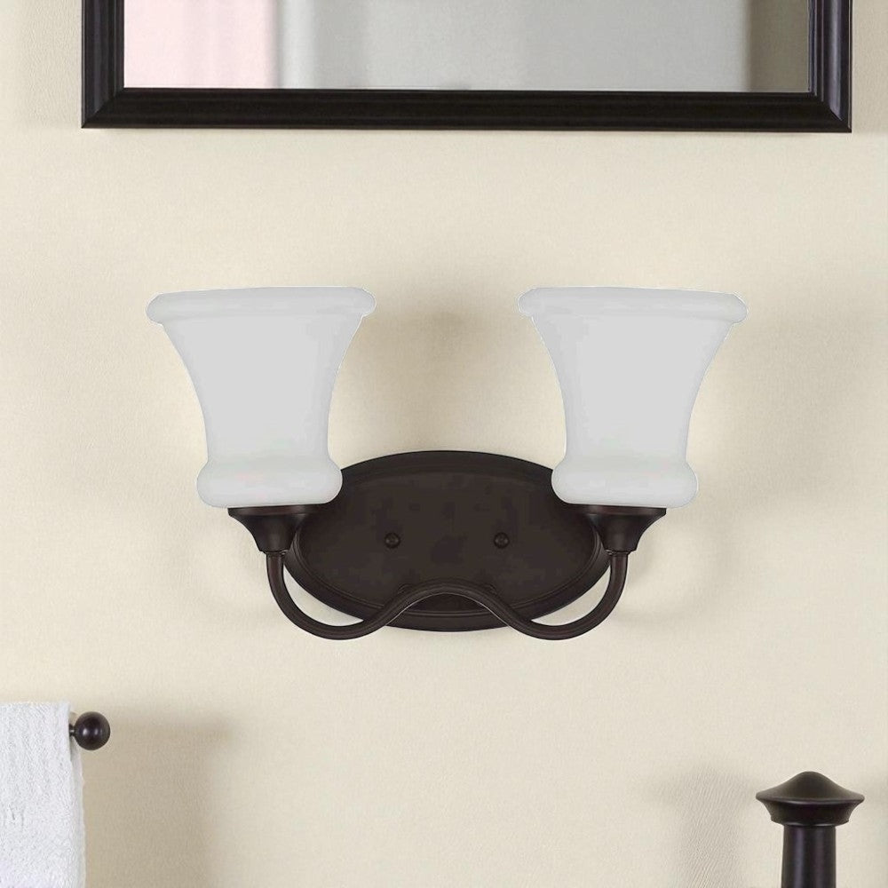 Sunset Valare 2-Light 100W MB Vanity Provincial Bronze F23012-64