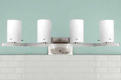 Sunset LED 4-Light 32W 2080LM Boca Vanity Bright Satin Nickel - F2534-80-LED