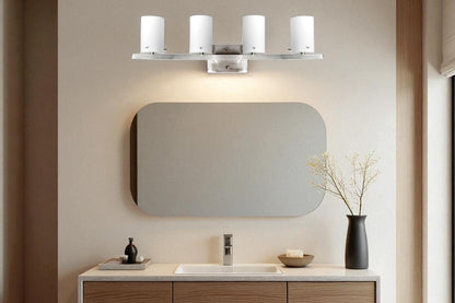 Sunset LED 4-Light 32W 2080LM Boca Vanity Bright Satin Nickel - F2534-80-LED