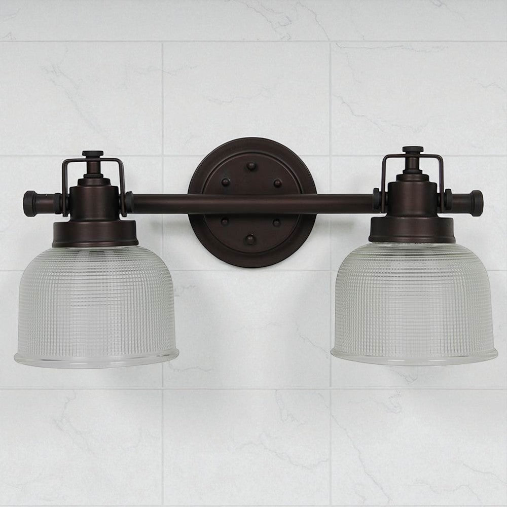 Sunset Lighting 2-Light 100W Mb Wren Vanity Provincial Bronze F3192-64