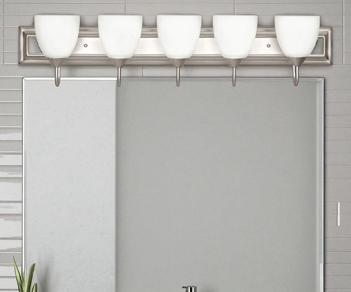 Sunset F3625-53 Sconce 5-Lights, Satin Nickel - 100W