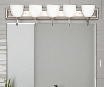 Sunset F3625-53 Sconce 5-Lights, Satin Nickel - 100W