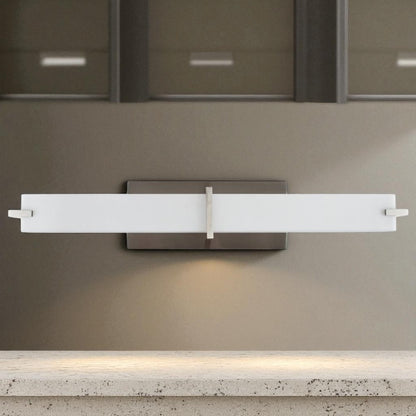 Luminance LED 37.5" F8636-80 Vanity Wall Light 3000K 30W 2200LM Suitable Damp Locations Bright Satin Nickel Finish