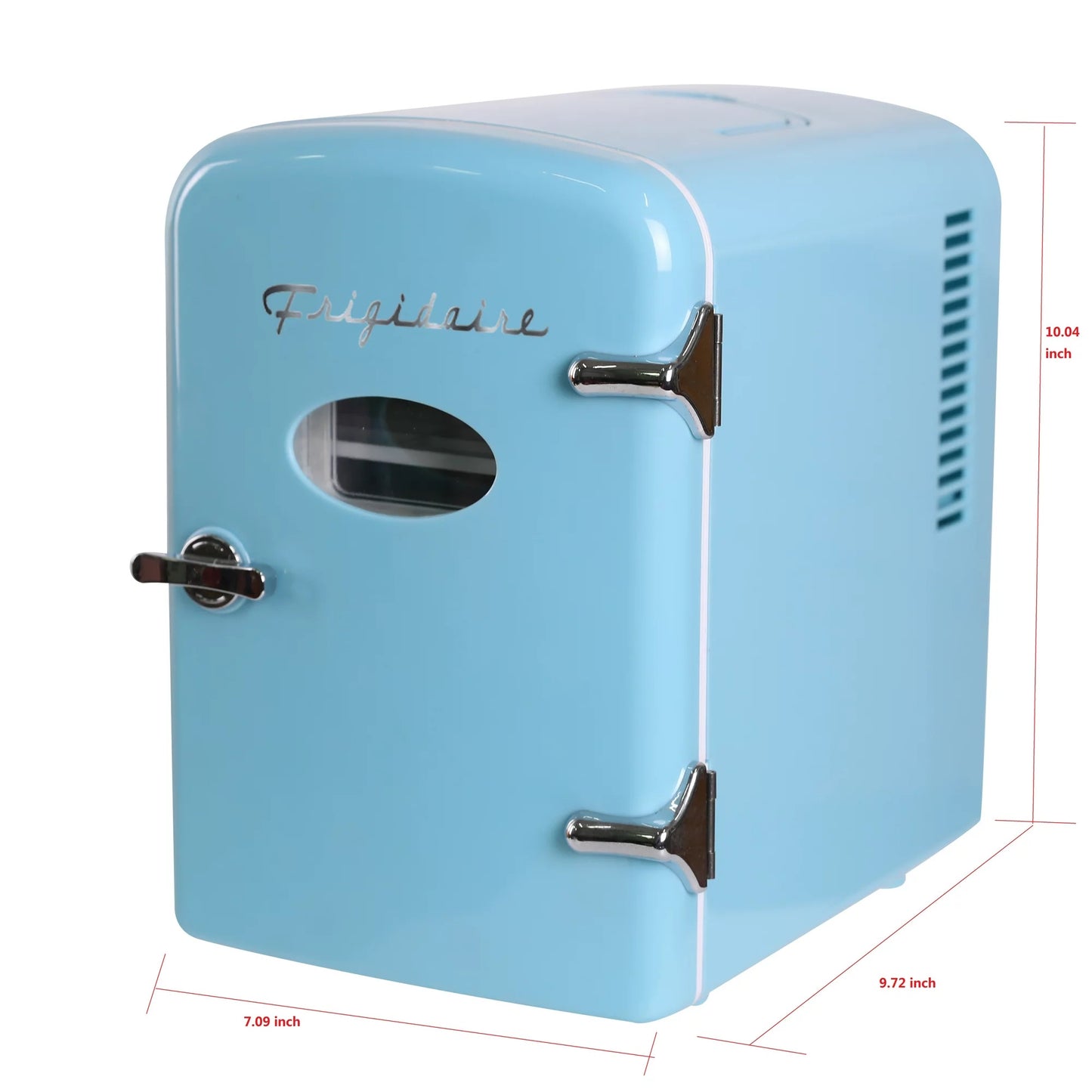 Frigidaire Mini Retro Refrigerator Blue - Store snacks and beverages - 6-cans or 4-liters (Renewed)