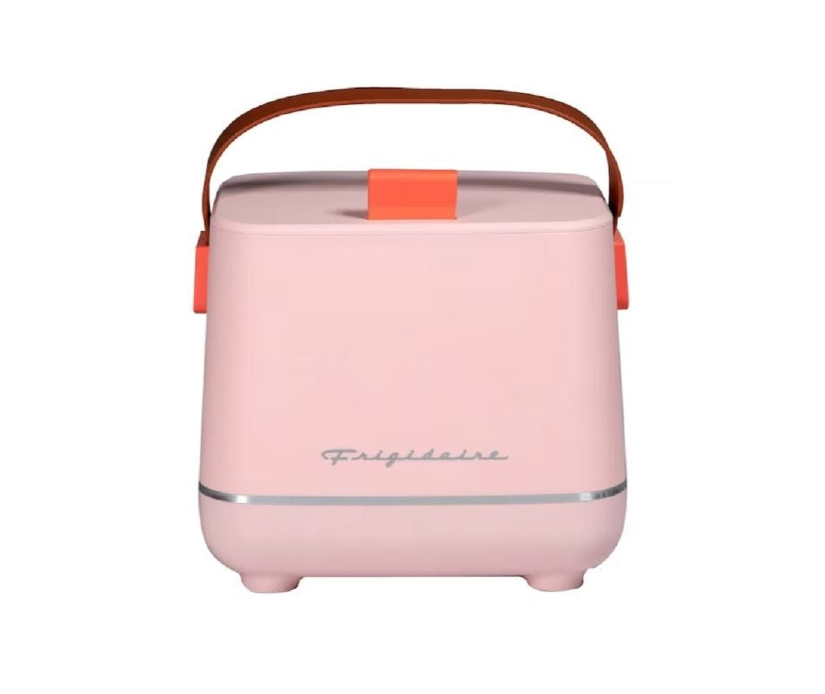 Frigidaire 6-Can Retro Top-Opening Portable Beverage Mini Fridge/Cooler EFMIS308-PINK
