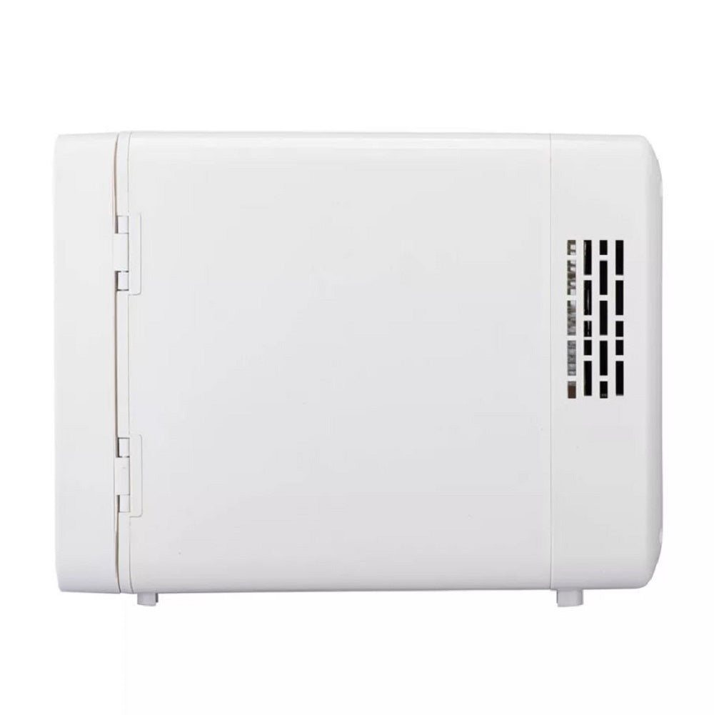 Frigidaire Gallery 9-Can or 6 Liter Beauty Lighted Mirror Fridge - White - Plugs into 12v car adapter or home outlet - EFMIS172-WHITE