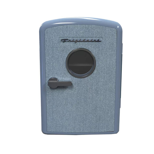 Frigidaire 9 Can Denim Retro Beverage Portable Mini Refrigerator 9-can or 6L - EFMIS199LTDENIM