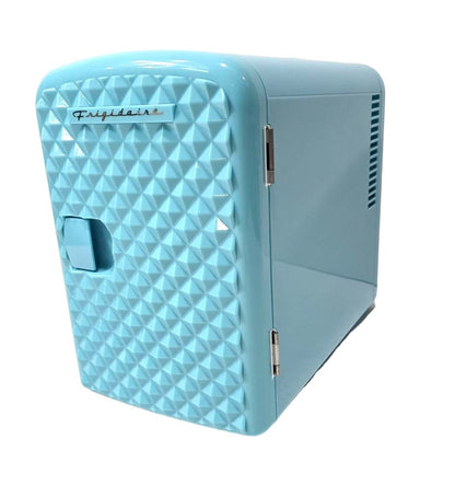 Frigidaire 9-Can 5-Liter Mini Retro Beverage Fridge Diamond Door EFMIS222-BLUE