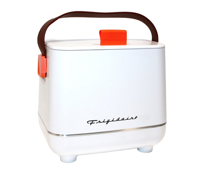 Frigidaire 6-Can Retro Top-Opening Portable Beverage Mini Fridge/Cooler EFMIS308-WHITE Certified Refurbished