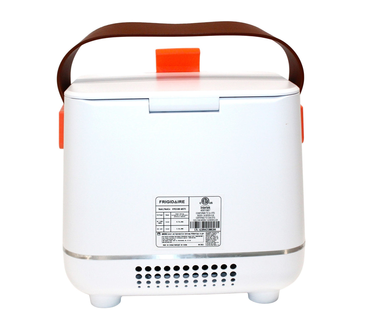 Frigidaire 6-Can Retro Top-Opening Portable Beverage Mini Fridge/Cooler EFMIS308-WHITE Certified Refurbished