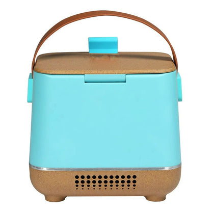 Frigidaire Portable Top Opening Lid Insulated 6-Can or 4-Liter Mini Personal Fridge Cooler EFMIS310-BLUE