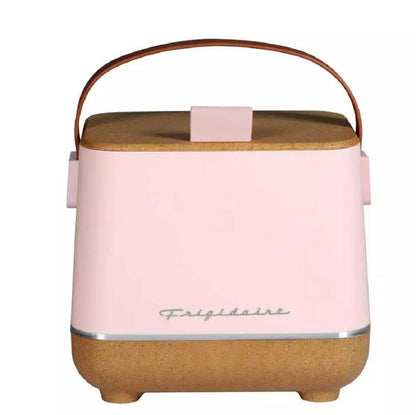 Frigidaire Portable Top Opening Lid Insulated 6-Can/4-Liter Mini Personal Fridge Cooler EFMIS310-PINK
