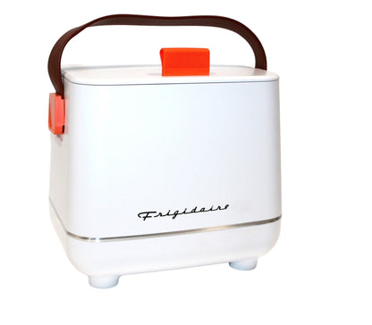 Frigidaire Retro  6-Can/4-Liter Top-Opening Portable Beverage Mini Fridge/Cooler EFMIS308-WHITE
