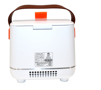 Frigidaire Retro  6-Can/4-Liter Top-Opening Portable Beverage Mini Fridge/Cooler EFMIS308-WHITE