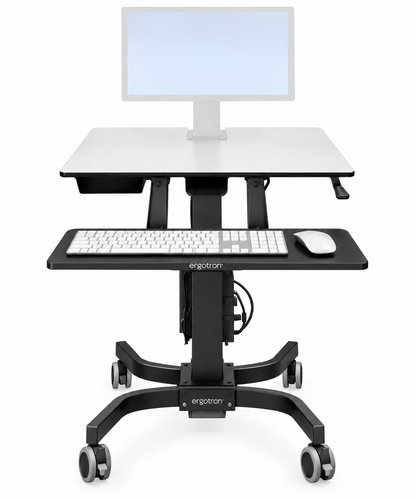 Ergotron WorkFit-C Single LD Sit-Stand Workstation Black 24-215-085