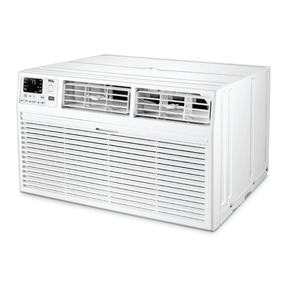 TCL - 550 Sq. Ft. 12,000 BTU Smart Through-the-Wall Air Conditioner with Wi-Fi and Remote - White H12T9E1-A