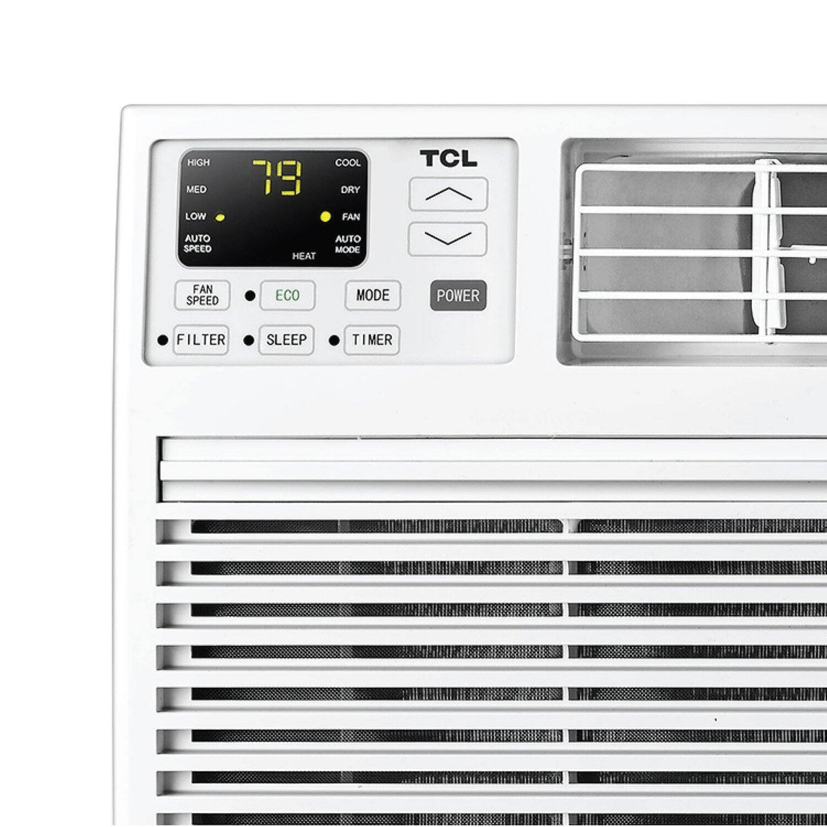 TCL - 550 Sq. Ft. 12,000 BTU Smart Through-the-Wall Air Conditioner with Wi-Fi and Remote - White H12T9E1-A