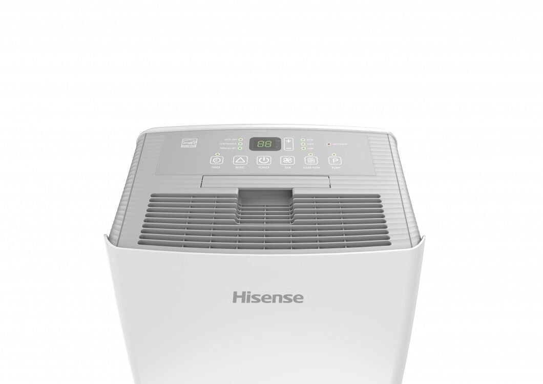 Hisense 50-Pint 3-Speed Dehumidifier with Built-In Pump HT5021KP