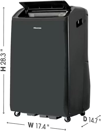 Hisense 3-in-1 Portable Smart Air Conditioner Grey WiFi 10,000-BTU 450-sq. ft. AP1022CW1G