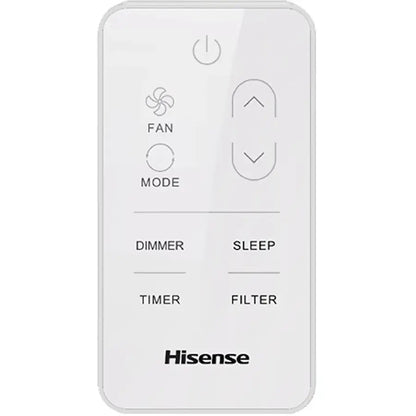 Hisense Window Air Conditioner with WI-FI, 8,000 BTU, 350-Sq.Ft, 3 Modes - cooling, fan, and dehumidifier, Elegant touch control / 4-way air direction - AW0821CW1W