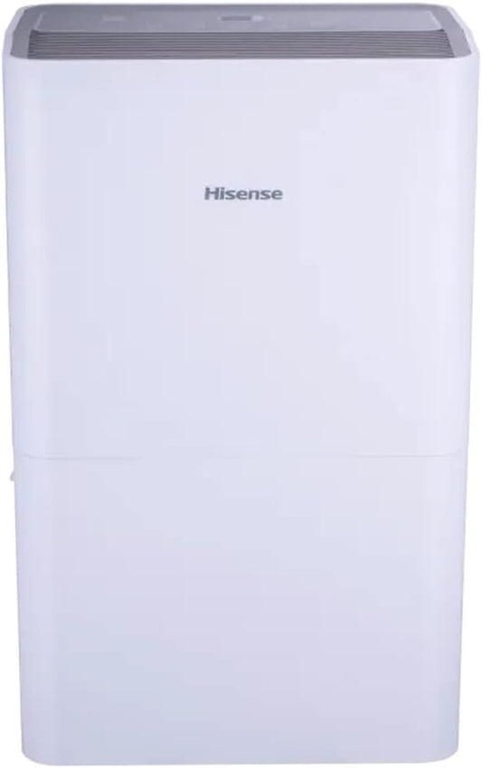 Hisense Energy Star 50 Pint 3-Speeds Dehumidifier up to 4500 sq ft - DH7021K1W, 3 Modes/3 Fan Speed