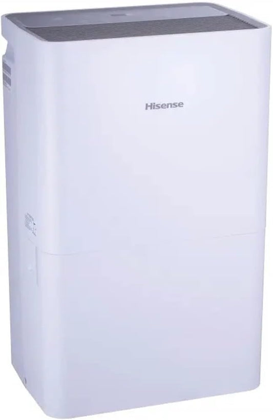 Hisense Energy Star 50 Pint 3-Speeds Dehumidifier up to 4500 sq ft - DH7021K1W, 3 Modes/3 Fan Speed