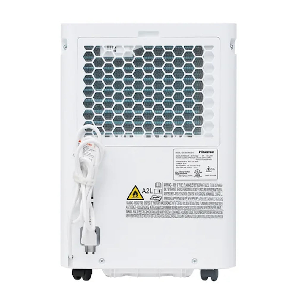 Hisense HD3526 35 Pint Portable Dehumidifier, 115V, Covers up to 3000 Sq. Ft. Water Collection and Drainage